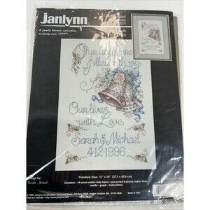 Our Days Cross Stitch Kit 56-86 Janlynn Wedding Anniversary Chart Only